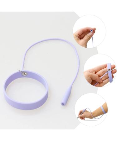 FRCOLOR Lash Separator Tweezers Silicone Bracelet Lash Tweezers Bracelet Tweezers Wrist Band Strap Tweezers Holders Bracelet Beauty Accessory Tweezer Delighter Purple Silica Gel - Buy Online on GoSupps.com