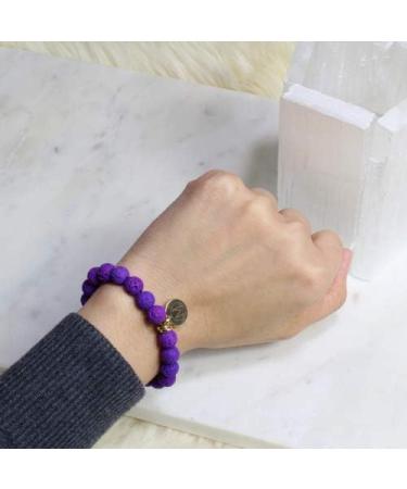 Essential Oil Bracelet for Anxiety | Aromatherapy Lava Stone Diffuser Bracelet for Men & Women - Buy Online on GoSupps.com