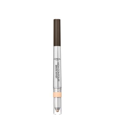 L'Oreal Paris High Contour Brow Pencil & Highlighter Duo 109 Ebony 109 Ebony 1 Count (Pack of 1)