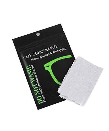 Wmool 15 x 15 cm Glasses Fog Cloth Microfiber Cloth Fabric Eyeglass Cleaner for Glasses Camera Screen Cell Phone Lenses