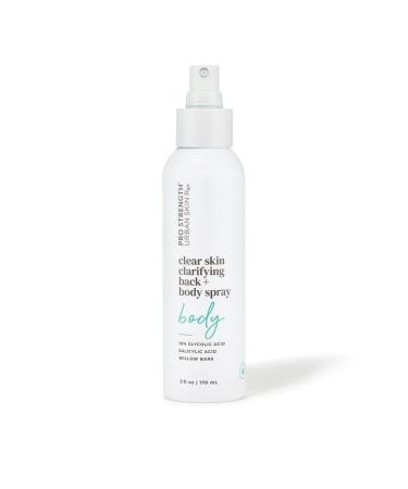 Urban Skin Rx | Clear Skin Clarifying Back & Body Spray | Exfoliates Skin and Improves the Appearance of Blemishes and Clogged Pores on the Body  Formulated with Glycolic and Salicylic Acids | 5.0 Oz