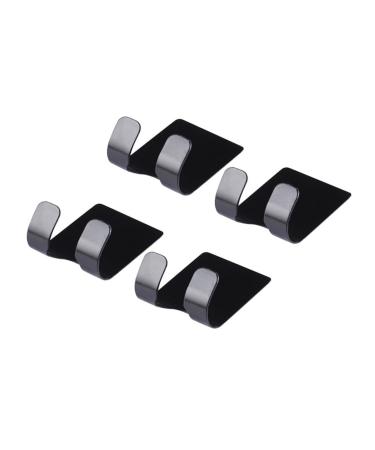 4 pieces of razor hooker shower shaver holder hook made of stainless steel suction hooks for shower wall razors Self-adhesive hook wall hook child decorative wall towel stainless steel