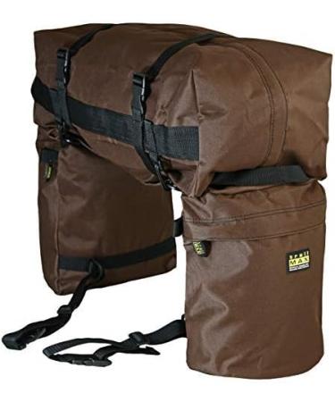TrailMax Medium Overnighter Saddlebag System - Insulated Horn Bags, Cantle Bag & Saddle Bags for Western & Endurance Saddles (Brown) - Buy Online on GoSupps.com