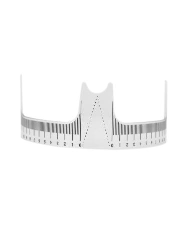 Beavorty 1pc Eyebrow Shaper Ruler Eyebrow Ruler Portable Eyebrow Ruler Major Positioning Ruler Standard Size Professional Eyebrow Ruler Flexible Eyebrow Measure