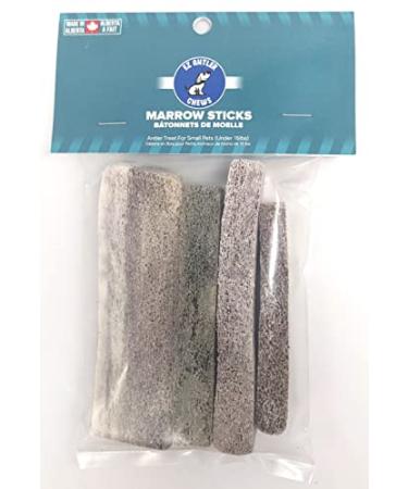 Elk Antler Dog Chews - Dental Sticks for Dogs - Premium Elk Antler Dog Bone - Premium Long Lasting - Preservative Free Cruelty Free - Naturally Shed in Canada by EZ Antler Chews (Marrow Sticks)