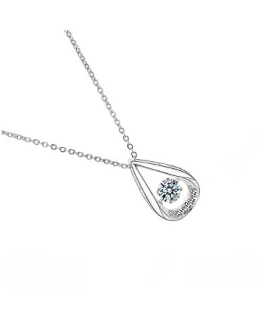 PRETYZOOM 1pc Neck Pendant Drop Necklace Fashion Necklaces for Women Clavicle Chain Miss Sweater Chain Zircon