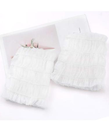 100 Pieces Non-woven Disposable Elastic Hair Wraps Disposable Hair Headbands for Home Use Hotel Spa and Hair Salon - Buy Online on GoSupps.com