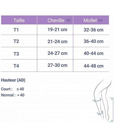 Mi-Bas Opaque Thermoregulating Class 2 Socks | Hypoallergenic Size 2 - International Shipping Available - Buy Online on GoSupps.com