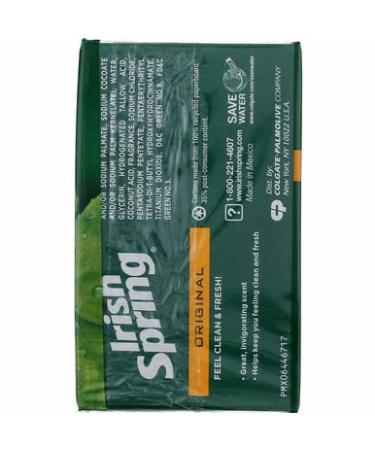 Buy Irish Spring Deodorant Bar Soap - Original 3.75 oz (Pack of 10) | International Shipping Available - Buy Online on GoSupps.com