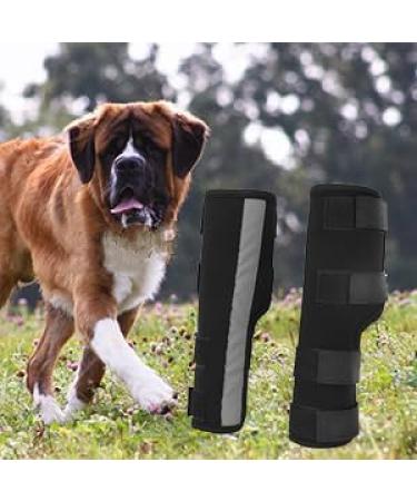 Pssopp Dog Elbow Brace with Reflective Straps Elbow Guard Helps with Ligament Injuries Sprains and Loss of Stability Caused by Arthritis(S) - Buy Online on GoSupps.com