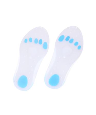 Beaupretty 1 Pair Foot Care Insoles Shoe Pads Silicone Insoles Sports Insoles As Shown Size 4