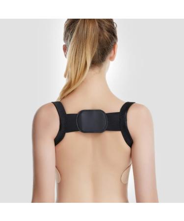 Posture Corrector Posture Clavicle Support Corrector Magnetic Therapy Back Straight Shoulder Brace Strap Belt Correct Adjustable Male Female Back Brace (Black XL) Better life White XL - Buy Online on GoSupps.com
