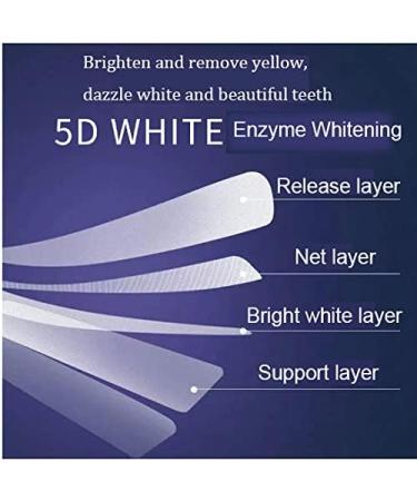 5D Gel Teeth Whitening Strips White Tooth Dental Kit Oral Hygiene Care Strip for False Teeth Veneers Dentist Seks Whiten Gel 7 Bags of 14 Tablets - Buy Online on GoSupps.com