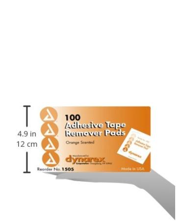 Dynarex Adhesive Tape Remover Pad 100 Count Case - Gentle and Effective Removal - Buy Online on GoSupps.com