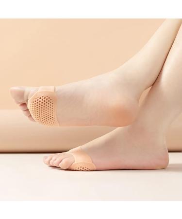 Metatarsal Foot Pads for Women Men - 4 Pair Size 4-8 | Comfortable Ball of Foot Pain Relief Cushion Pads | Durable High Heel Forefoot Cushions - Buy Online on GoSupps.com