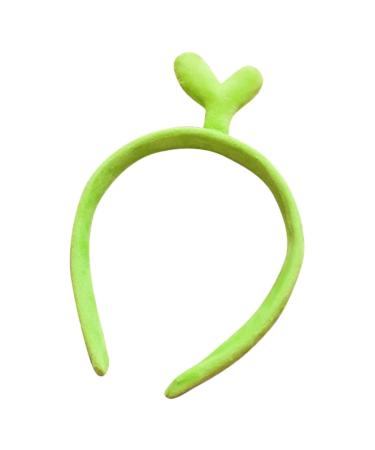 Mikinona Green Bean Sprout Headband Bopper Headband New Years Party Supplies Birthday Headband Photo Booth Props Wedding Party Headwear Women Headbands Birthday Hair Accessories Photo Prop