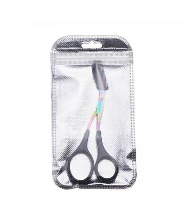 Amagogo 5x stainless steel eyebrow scissors eyebrow trimmers professional eyelashes hair removal women and men beauty tool for make -up