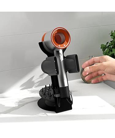 Hair Dryer Stand Holder - Ergonomic Organizer for Home & Salon | Attachment Parts Rack for Diffuser Nozzle - Buy Online on GoSupps.com