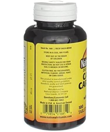 Nature's Blend Calcium Carbonate 600mg with D3 400IU - 100 Tablets (1 Pack) - Buy Online on GoSupps.com