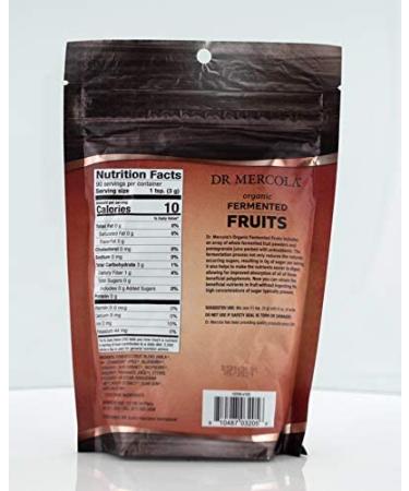 Dr. Mercola Organic Fermented Fruits 9.5 oz - Natural Probiotic & Nutrient-Rich Superfood - Buy Online on GoSupps.com