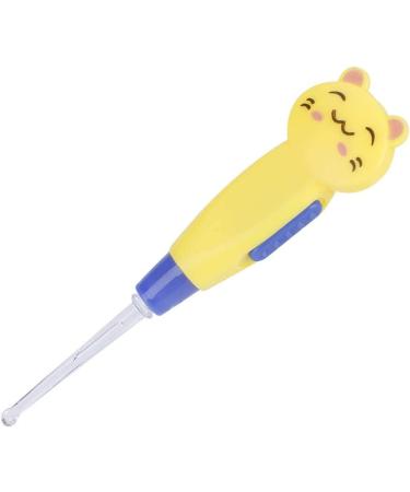 LED Ear Wax Removal Tool for Babies - Lighted Earpick & Tweezers Kit (Yellow Kitten) - Safe & Effective Earwax Remover - Buy Online on GoSupps.com