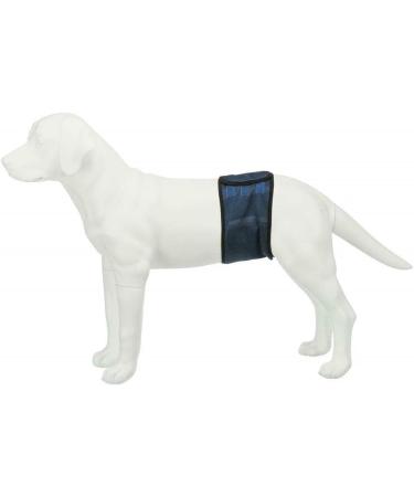 Trixie Belly Band for Male Dogs 45-55 cm | Dark Blue | Comfortable & Secure Dog Diaper | Ideal for Training & Travel - Buy Online on GoSupps.com