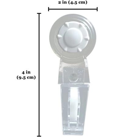 Luffy Aquarium Clip 4x2 Inches - Betta Bed & Vegetable Holder - Feeding Accessories - 1 Pc Pack - Buy Online on GoSupps.com