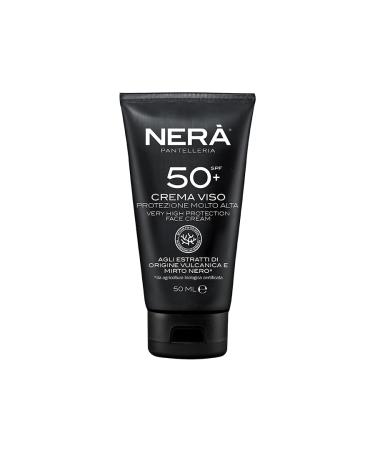 NERA Pantelleria Water Resistant SPF50+ Very High Protection Sunscreen Lotion 50ML - Nourishing Face Sun Cream Lotion with UVA/UVB Filters Prevents Dehydration & Skin Aging - Unisex