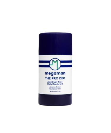 Megaman Pro Deo | Aluminum-Free Deodorant | Long-lasting Citrus Woods Scent | 2.6 oz