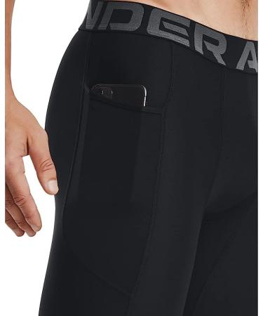 Under Armour Men's HeatGear Long Shorts Black/Pitch Gray - Large - Buy Online on GoSupps.com