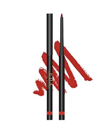 ONE ROSE RED RETRACTABLE LIP LINER Creamy Smooth Formula High Pigmented Professional Makeup Long Lasting Waterproof Twist Up Mechanical Automatic Lip Color Pencil