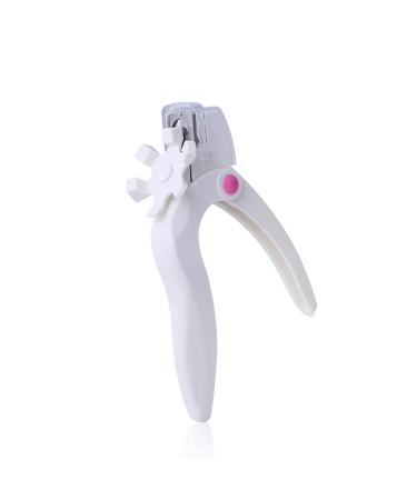 Nail Clipper Set Professional U-Shaped Nail Clipper Nail Tip Trimmer False Tips Colorful Edge Cutters Toenail Scissors Tools Manicure Tool Portable (Color : White)