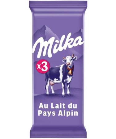  G n rique Milka - Trio of Chocolate Milk Fondant - 3 x 100g for Gourmet Breaks - Pack of 3 - Sold as a Set - Buy Online on GoSupps.com