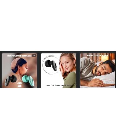 Ear Plugs for Sleeping Noise Cancelling-NRR 33db- Noise Reduction Easy sleep Silicone EarPlugs for Sound Insulation Hearing protection Earplugs concert work 8 Ear Tips with carry case Turquoise (Purple One Size) Purple One Size - Buy Online on GoSupps.com