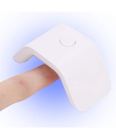 Nail Dryer Lamp Mini 2W LED UV Single Finger Drying Lamp with 45s/60s Timer Setting No Damage Hands Nail Gel Curing Lamp USB Charge (Yinhingbe51gsrvqm-11) - Buy Online on GoSupps.com