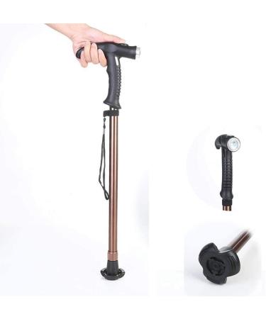TelescopicNonSlipCrutchesCrutches MagneticTherapywithLightAluminumAlloyThickeningSeniorsCanewithLedLight BoosterCane AluminumAlloyAdjustableCrutch TrekkingPole WalkingStickf Needed