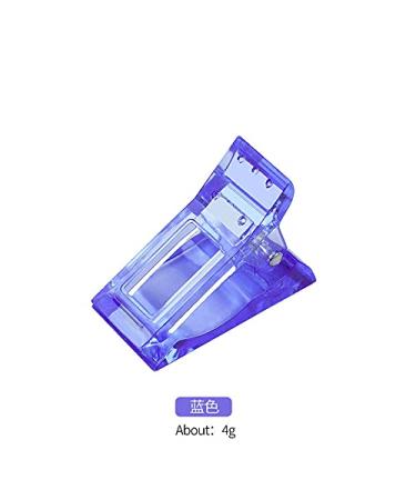 Nail Tips Clips - 5 PC Blue Nail Extension Clips & Polygel Fastening Tools for DIY Manicure - Buy Online on GoSupps.com
