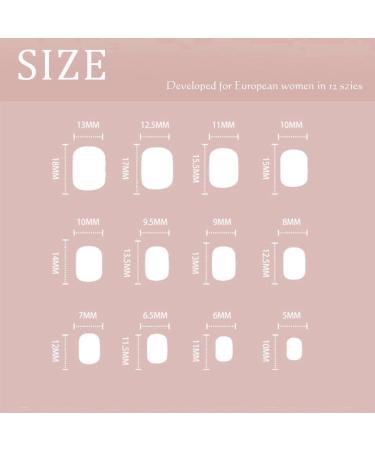 Sethexy Short Square Pink False Nails - 24Pcs Glossy Pure Color Collection for Women and Girls - Buy Online on GoSupps.com