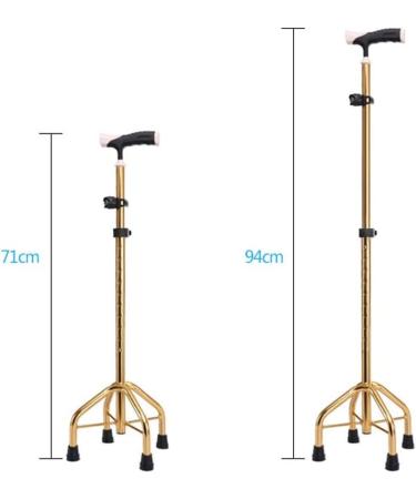 Cane Walking Stick Walking Stick Four-Legged Walking Stick Lightweight Non-Slip Multifunctional Crutch for The Elderly with Fracture (Color : Green) Smooth Sailing - Buy Online on GoSupps.com