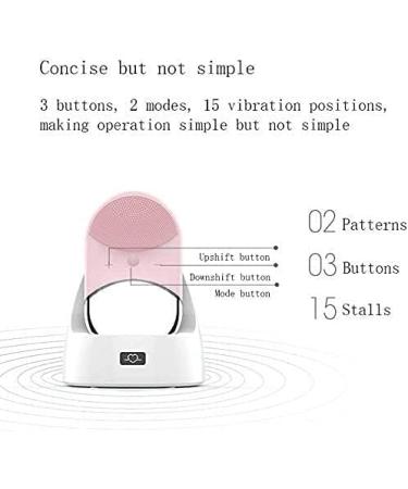 Corsehild Electric Facial Cleansing Brush Waterproof Sonic Vibrating Face Cleansing Brush for Deep Cleansing Gentle Exfoliating and Massaging 5 Adjustable Speeds - Buy Online on GoSupps.com