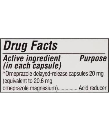 Equate Omeprazole Magnesium 20.6mg Acid Reducer 42 Capsules - Delayed Release - Buy Online on GoSupps.com