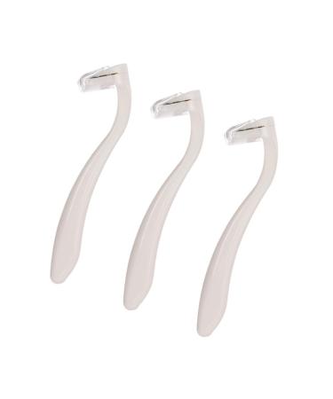 Doitool 3st razor facility facial hairsters bikini hair cutter arm hairser facial hair remover intimate hairs shave tools stainless steel white women