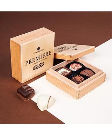  CHOCOLISSIMO LightQuadro Chocolate Box | 4 Chocolates | Assorted Colours to Gift | Premium | Men | Women | Christmas | Birthday | Easter | Grandad | Grandma | 50g - Buy Online on GoSupps.com