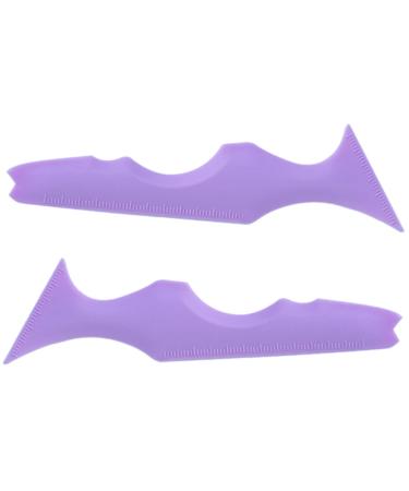 FOMIYES 2pcs Template Eyelash With Lipstick Women Stencils De Molde Supplies Eyeshadow Mascara Cosmetics