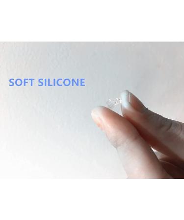 BEHLINE Soft Silicone Push-in Glasses Nose Pads - 5 Pairs | Anti-Slip Replacement Nose Piece for Eyeglasses and Sunglasses | Clear Slide-on Nose Guards (15mm Teardrop-Shape) - Buy Online on GoSupps.com