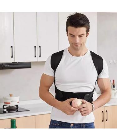 Jesshiny Adjustable Posture Corrector Men and Women Back Brace For Posture Back Straightener Posture Corrector Scoliosis Lower Back Brace Improve Lumbar Support Belt Lower Back Pain Relief (XXXL) - Buy Online on GoSupps.com
