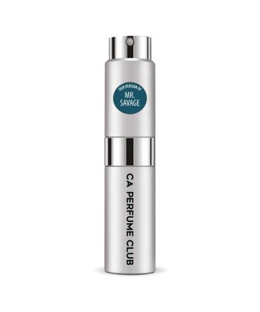 CA Perfume Impression of Christian D. Mr. Savage For Men Replica Version Fragrance Dupes Concentrated Long Lasting Eau de Parfum Spray Refillable Atomizer Bottle 0.27 Fl Oz/8ml-X1 CHRISTIAN D. MR.SAVAGE IMPRESSION 0.27 Fl Oz (Pack of 1)