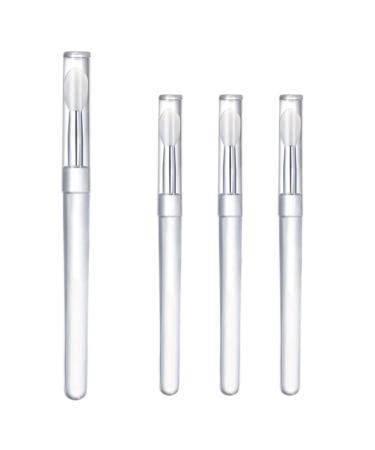 Silicone Lip Brushes - Portable Lipstick Applicator Wands & Mini Lip Scrub Brush (4PCS) for Perfect Lips | Shop Internationally - Buy Online on GoSupps.com