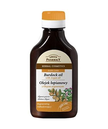 Green Pharmacy Burdock Oil 100g - Restorative Formula with Argan Oil - Buy Online on GoSupps.com