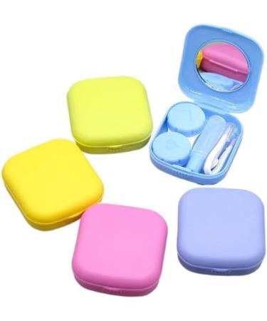 KCHYCV Mini Contact Lens Case for Women | Stylish Black Eye Lens Storage & Travel Set - Buy Online on GoSupps.com
